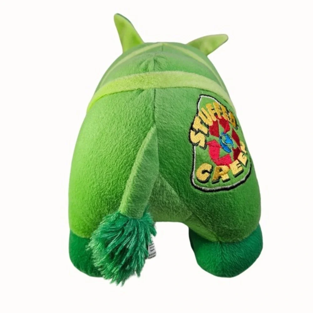Rhino Rhinoceros‎ Plush Stuffed Animal Green Plushie Toy 17 Inch Sugar Loaf